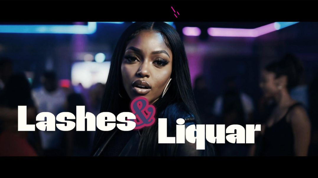 ⁣lashes and liquer